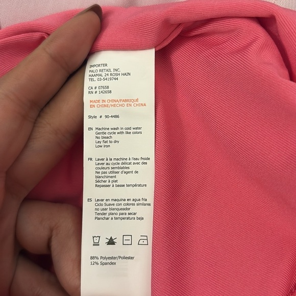 Pink Short Sleeve Bodysuit - Picture 7 of 7